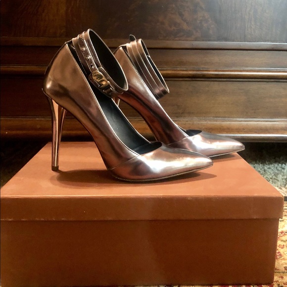 Coach Shoes - Coach Silver High Heels